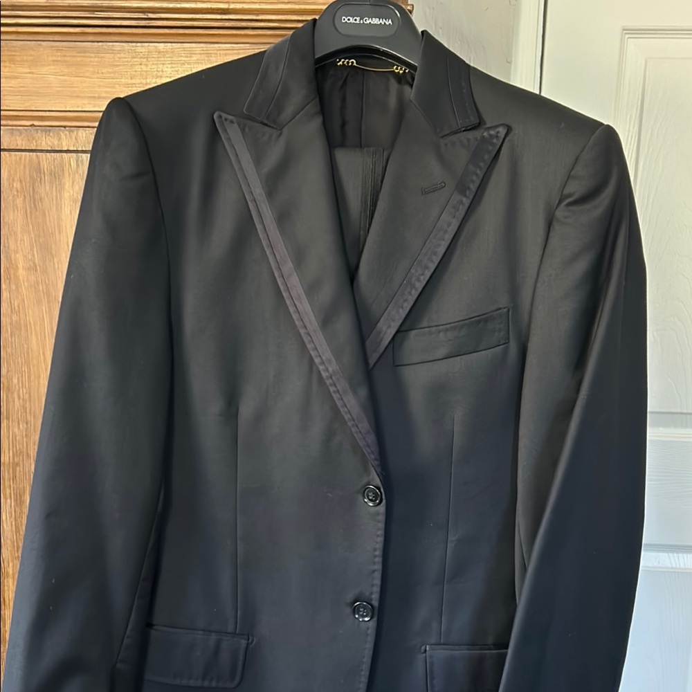 DOLCE & GABBANA Tuxedo black blazer and pants